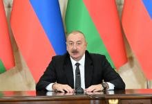 President of Azerbaijan: North-South project is of exceptional importance for interstate relations between Baku and Moscow