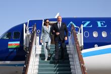 President of Azerbaijan Ilham Aliyev arrived in Uzbekistan for state visit