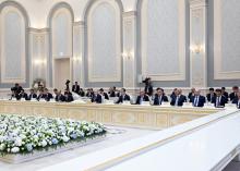 Presidents of Azerbaijan and Uzbekistan held meeting in Tashkent with representatives from business communities 