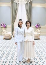 First ladies of Azerbaijan and Uzbekistan met in Tashkent 