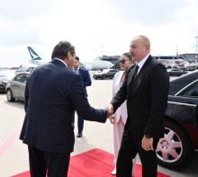 President Ilham Aliyev completed his working visit to Italy