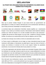 Liberation Front of French Colonies responds to statement issued by French Ministry for Europe and Foreign Affairs regarding travel warning for Azerbaijan