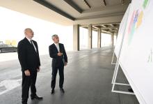 President Ilham Aliyev reviews COP29 venue preparations at Baku Olympic Stadium 