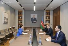 Azerbaijani FM discuss regional, global matters with Algerian ambassador