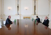 President Ilham Aliyev received President of Gulfstream Aerospace