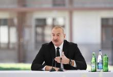 President: The ongoing work in the liberated territories is of a special nature, unprecedented in its scale