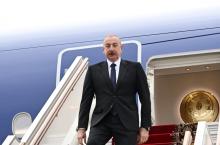 President of Azerbaijan Ilham Aliyev arrived in Russia