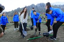 Vice-President of Heydar Aliyev Foundation Leyla Aliyeva participates in tree-planting campaign in Lerik