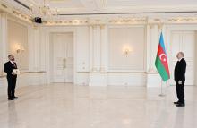 President Ilham Aliyev received credentials of incoming ambassador of Albania to Azerbaijan