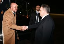 President of European Council arrives in Azerbaijan