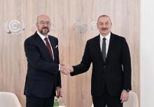 President Ilham Aliyev met with President of the European Council