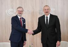 President Ilham Aliyev met with Prime Minister of the Czech Republic