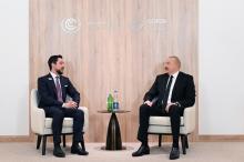 President Ilham Aliyev met with Crown Prince of the Hashemite Kingdom of Jordan 