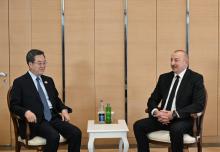 President of Azerbaijan Ilham Aliyev met with Vice Premier of State Council of China