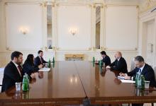 President Ilham Aliyev received Israel's Minister of Transport and Road Safety 