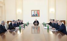 Meeting dedicated to transportation issues was held President Ilham Aliyev addressed the meeting