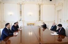 President Ilham Aliyev received heads of "Tatneft," "KazMunayGas," and "Uzbekneftegaz"