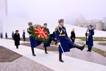 President of North Macedonia visits Victory Park in Baku