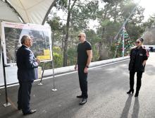 President Ilham Aliyev and First Lady Mehriban Aliyeva attended inauguration of highway from Sarsang Reservoir to Umudlu village in Aghdara