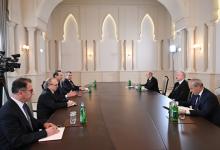 President Ilham Aliyev received Turkish Minister of Energy and Natural Resources 