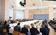International Forum themed “Facing the New World Order” was held at ADA University with participation of President Ilham Aliyev