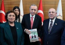 Turkish President receives Azerbaijani MPs