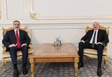President of Azerbaijan Ilham Aliyev received Foreign Minister of Türkiye