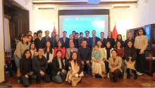 Vietnamese experts and scientists living in Denmark, Norway, Sweden and France pose for a photo (Photo: baoquocte.vn)