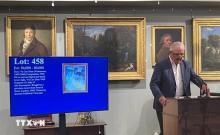 The oil on canvas "Property of a Lady of Title" is the first Vietnamese artwork on auction at this distinguished auction house. (Photo: VNA)
