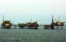PetroVietnam's oil rigs at Bach Ho field (Photo: VNA)