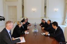 President of Azerbaijan receives Swiss Confederation`s Minister for Energy, Envi
