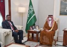 Prince Saud bin Jalawi receives Gabonese Consul General