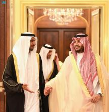 Prince Turki bin Mohammed bin Fahd Receives Minister of State at the UAE Ministry of Foreign Affairs
