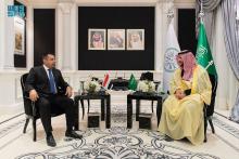 Saudi Deputy Defense Minister Meets Yemeni Prime Minister