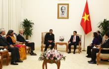 Deputy Prime Minister Vu Duc Dam receives SOS Children's Villages International President Siddhartha Kaul (Source: http://baochinhphu.vn)