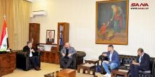 Syria, Russia discuss cooperation in educational field