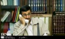 President Ahmadinejad Talks With Lebanese Counterpart Over Phone  