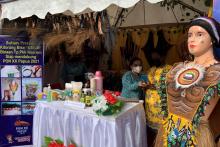 An UMKM vendor in PON Coffee Festival held 3-9 October in , Jayapura, Papua. (ANTARA/Arindra Meodia)
