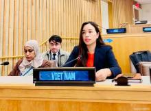 Le Thi Minh Thoa, Deputy Permanent Representative of Vietnam at the UN (Photo: baoquocte.vn)