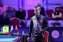Vietnamese cueist Tran Quyet Chien at the Three-Cushion World Cup in Antalya, Turkey. (Photo: kozoom.com)