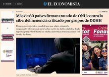 Mexico’s El Economista reports the signing of the Hanoi Convention. (Photo: screenshot)