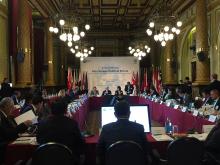 At the second Meeting of the Asia-Europe Political Forum (AEPF) held on May 17-19 in the UK (Photo: VNA)