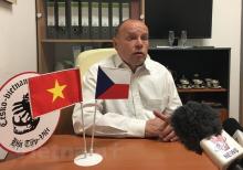 President of the Czech – Vietnam Friendship Association Milos Kusy (Photo: VNA)