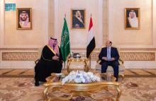 Yemeni President Receives Saudi Deputy Minister of Defense 