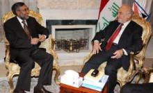 Jafari, Mishhadani discuss developments in Iraq's political process
