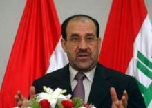 Maliki says that hand grenades discovered with Thursday's demonstrators