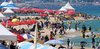 Scorching heat grips beachgoers