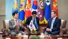 Defense chiefs of S. Korea, Estonia meet