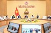 Vietnamese Minister of Industry and Trade Nguyen Hong Dien holds phone talks with Brazilian Minister of Foreign Affairs Mauro Vieira. ( Photo: Ministry of Industry and Trade)