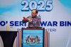 Prime Minister Anwar Ibrahim delivers the 2025 National Day address at the Malaysia Agricultural Expo Park (MAEPS) on Saturday.